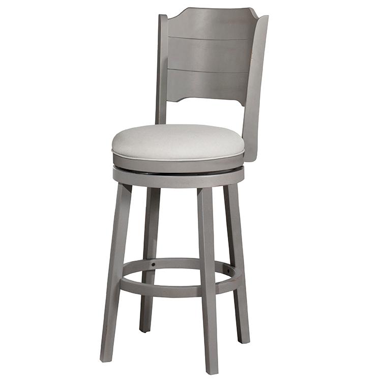 Hillsdale Furniture Clarion Pub Height Stool Clarion Bar Height Stool - Distressed Grey IMAGE 1