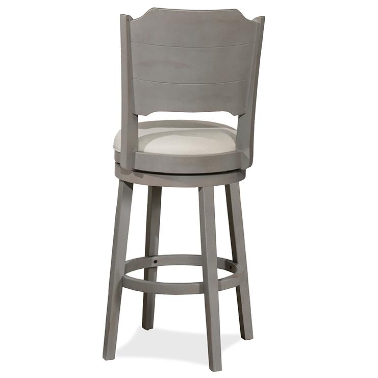 Hillsdale Furniture Clarion Pub Height Stool Clarion Bar Height Stool - Distressed Grey IMAGE 2