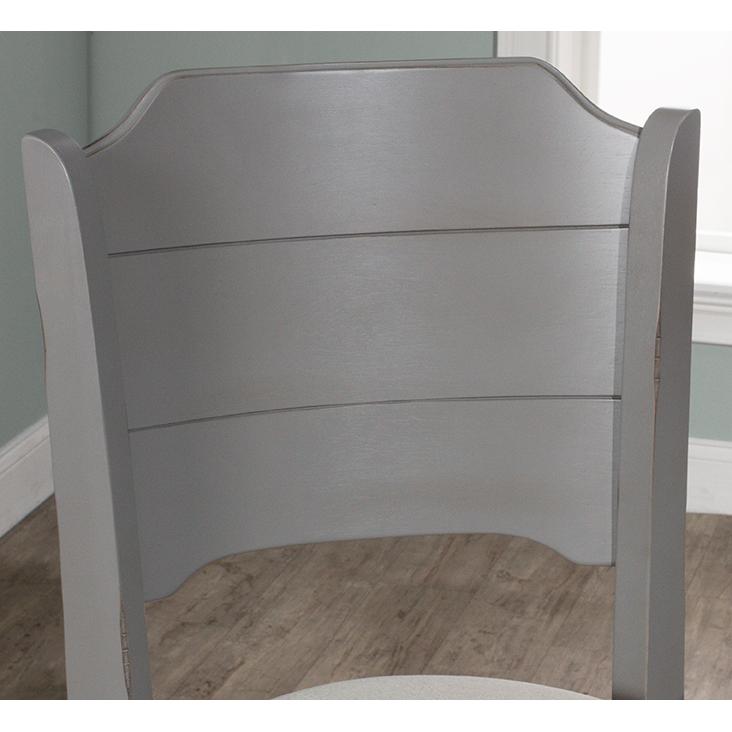 Hillsdale Furniture Clarion Pub Height Stool Clarion Bar Height Stool - Distressed Grey IMAGE 4