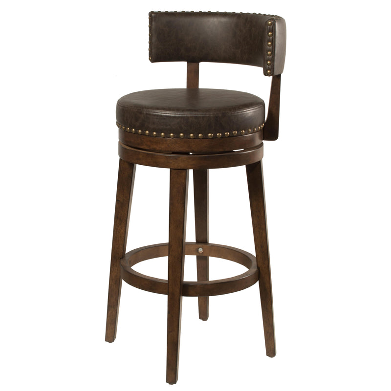 Hillsdale Furniture Lawton Counter Height Stool Lawton Swivel Counter Height Stool - Walnut IMAGE 2