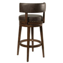 Hillsdale Furniture Lawton Counter Height Stool Lawton Swivel Counter Height Stool - Walnut IMAGE 3