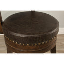 Hillsdale Furniture Lawton Counter Height Stool Lawton Swivel Counter Height Stool - Walnut IMAGE 5