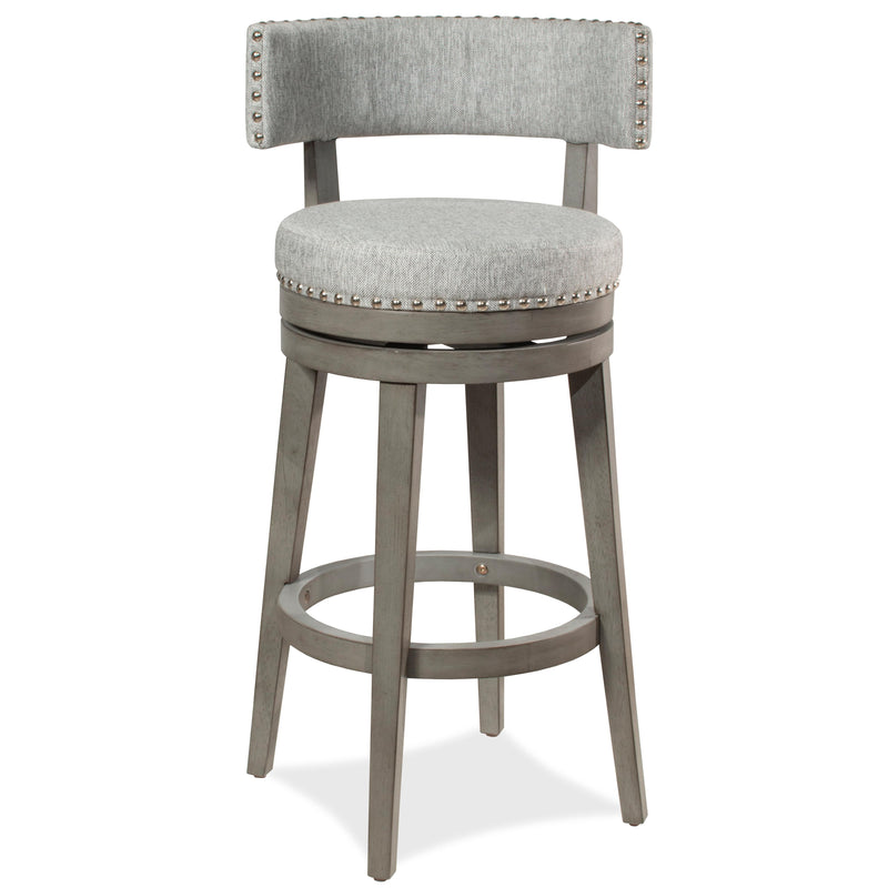Hillsdale Furniture Lawton Counter Height Stool Lawton Swivel Counter Height Stool - Antique Grey IMAGE 1