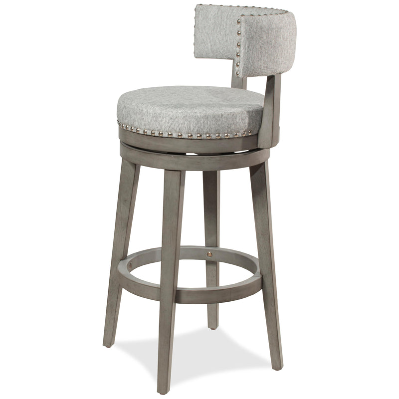 Hillsdale Furniture Lawton Counter Height Stool Lawton Swivel Counter Height Stool - Antique Grey IMAGE 3