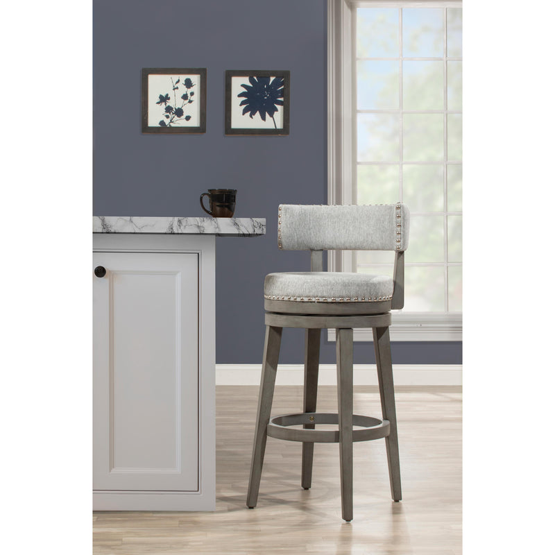 Hillsdale Furniture Lawton Counter Height Stool Lawton Swivel Counter Height Stool - Antique Grey IMAGE 5