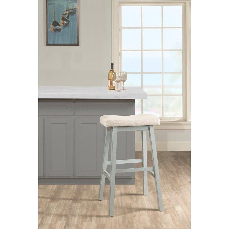 Hillsdale Furniture Moreno Counter Height Stool Moreno Backless Counter Stool - Blue Grey IMAGE 2