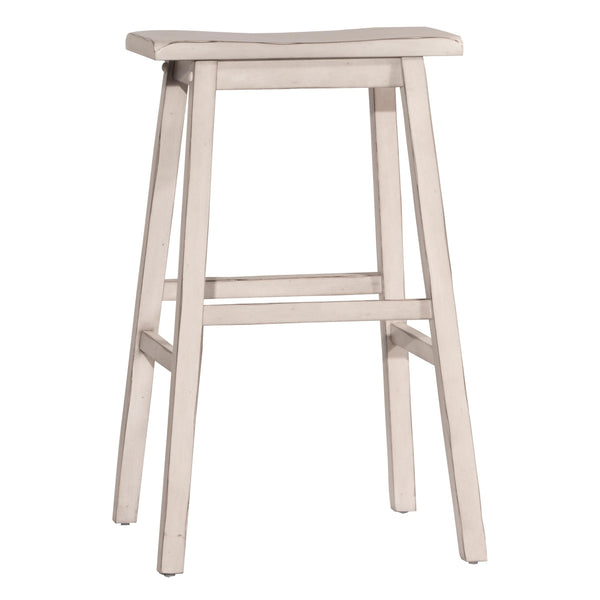 Hillsdale Furniture Moreno Counter Height Stool Moreno Backless Counter Stool - Sea White IMAGE 1