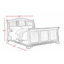 Elements International Cameron King Sleigh Bed CM750KSB IMAGE 3