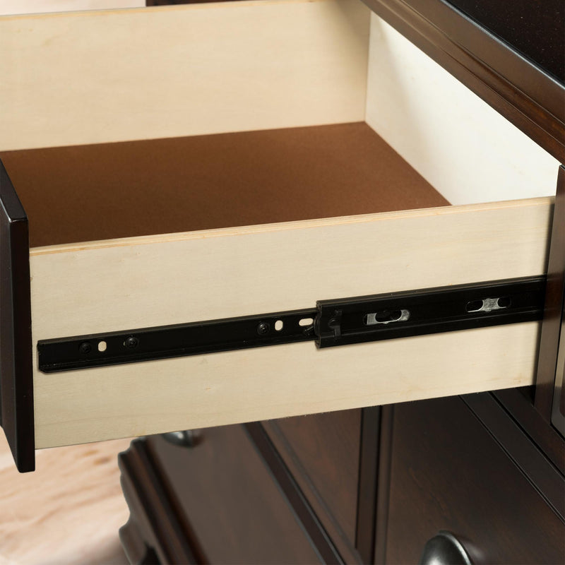 Elements International Canton Cherry 3-Drawer Nightstand CN600NS IMAGE 2