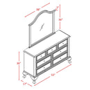 Elements International Jesse 7-Drawer Kids Dresser JS700DRMR IMAGE 4