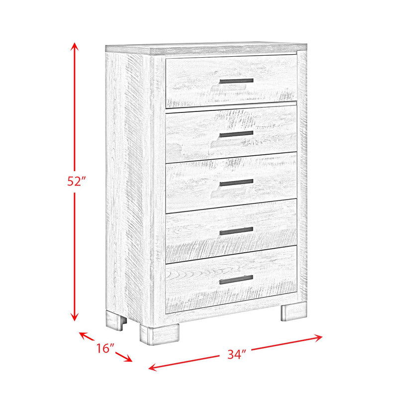 Elements International Millers Cove 5-Drawer Chest MC300CH IMAGE 9