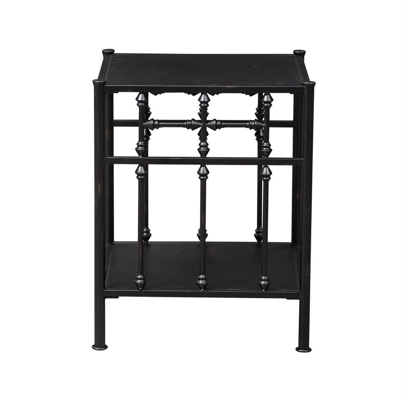  Liberty Furniture Industries Inc. Vintage Series 179-BR61 Open Nightstand - Black IMAGE 3