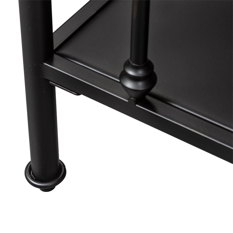  Liberty Furniture Industries Inc. Vintage Series 179-BR61 Open Nightstand - Black IMAGE 5