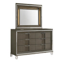 Elements International Twenty Nine 6-Drawer Dresser with Mirror TN600DRMR IMAGE 1