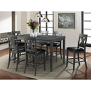 Elements International Alex 7 pc Counter Height Dinette DAX4007CS IMAGE 1