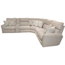  Catnapper McPherson 261 6 pc Reclining Sectional - Buff IMAGE 2