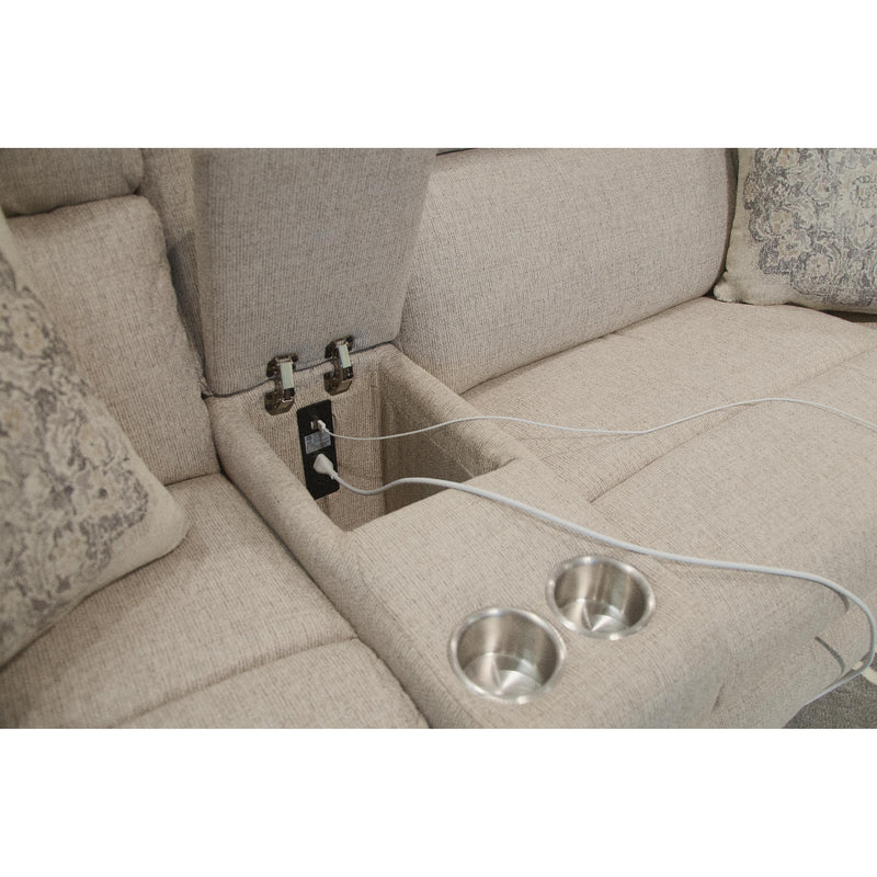 Catnapper McPherson 261 6 pc Power Reclining Sectional - Buff IMAGE 4