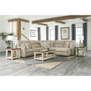  Catnapper McPherson 261 6 pc Power Reclining Sectional - Buff IMAGE 1
