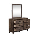  Liberty Furniture Industries Inc. Ridgecrest 384-BR-DM 6-Drawer Dresser with Mirror IMAGE 3