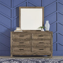  Liberty Furniture Industries Inc. Ridgecrest 384-BR-DM 6-Drawer Dresser with Mirror IMAGE 6
