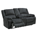 Signature Design by Ashley Draycoll 7650494 Double Reclining Loveseat with Console IMAGE 3