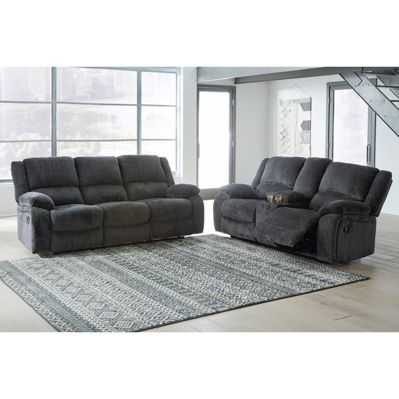 Signature Design by Ashley Draycoll 7650494 Double Reclining Loveseat with Console IMAGE 8