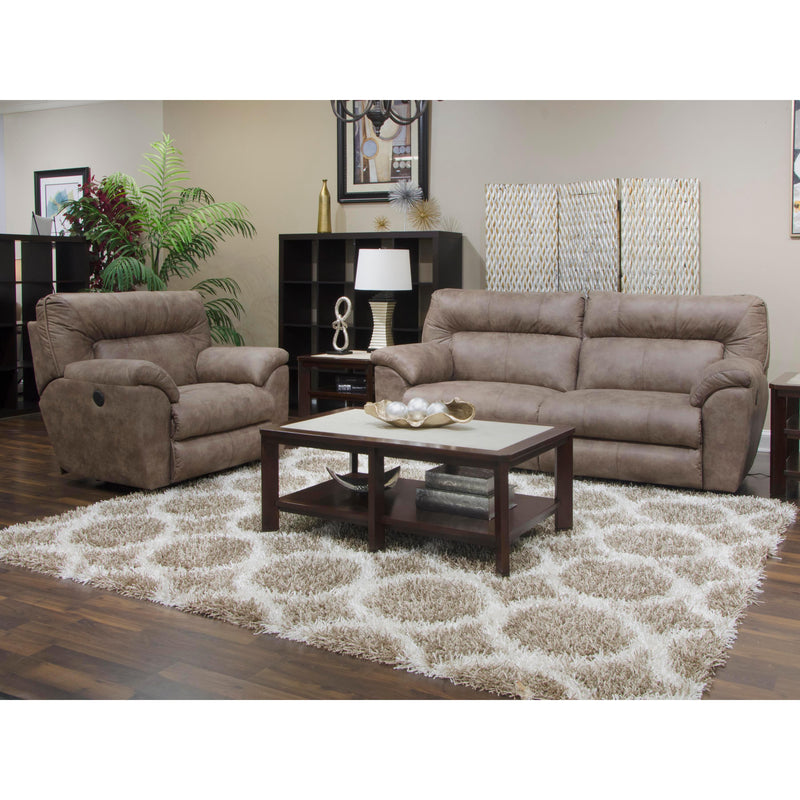 Catnapper Hollins Power Reclining Leather Look Sofa 62651 1429-49 IMAGE 4