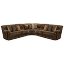  Catnapper Burbank 281 5 pc Power Sectional - Chocolate IMAGE 1
