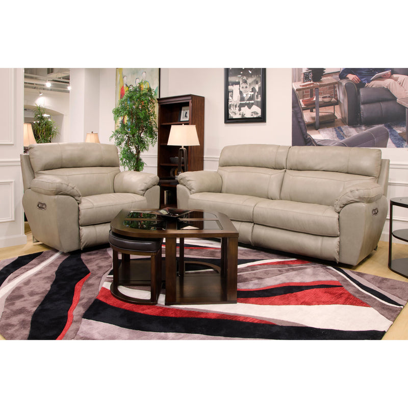 Catnapper Costa Power Reclining Leather Match Sofa 64071 1273-56/3073-56 IMAGE 2