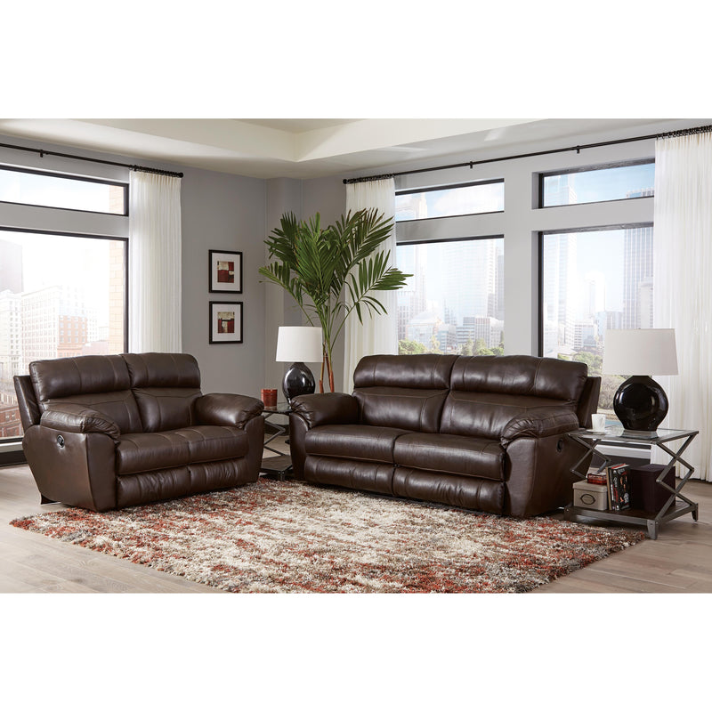 Catnapper Costa Power Reclining Leather Match Loveseat 64072 1273-89/3073-89 IMAGE 2
