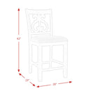 Elements International Stone Counter Height Dining Chair DST195CSC IMAGE 13