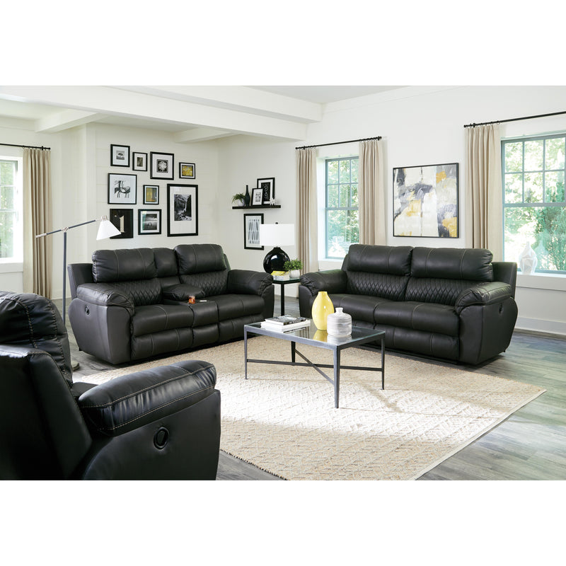  Catnapper Sorrento 64729 Power Reclining Loveseat - Anthracite IMAGE 2