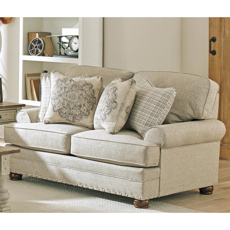Jackson Furniture Farmington Stationary Fabric Loveseat 4283-02 1561-46/2430-38 IMAGE 1