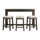  Elements International Stone 4 pc Counter Height Dinette IMAGE 2