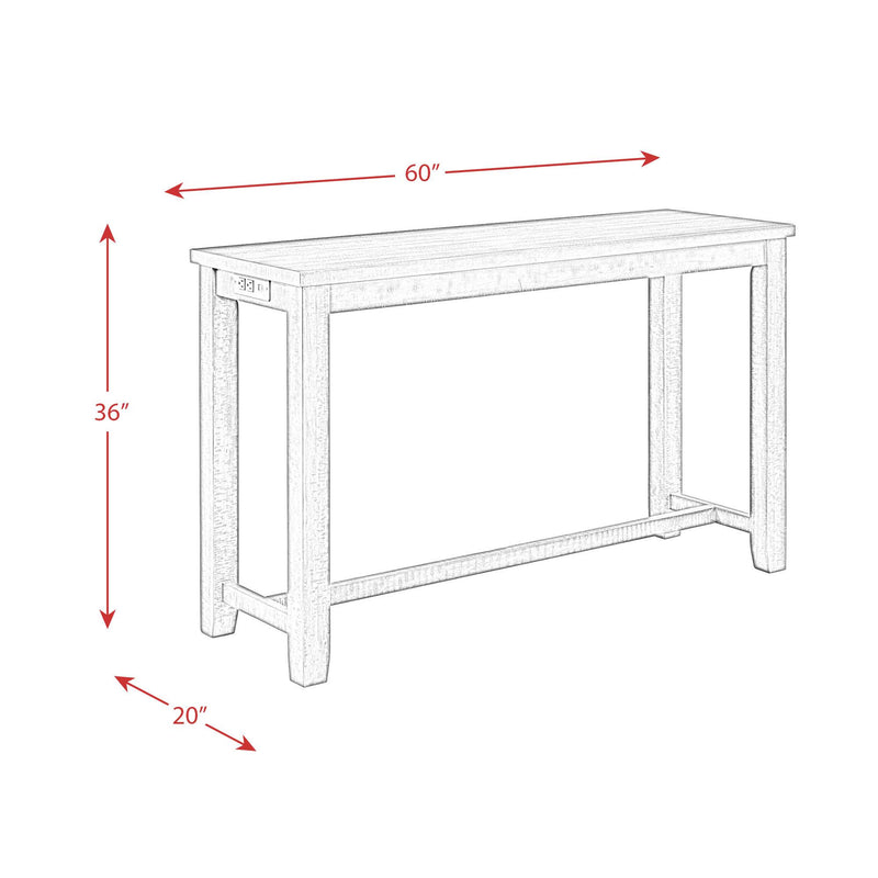 Elements International Stone 4 pc Counter Height Dinette TST300BTSPE IMAGE 18