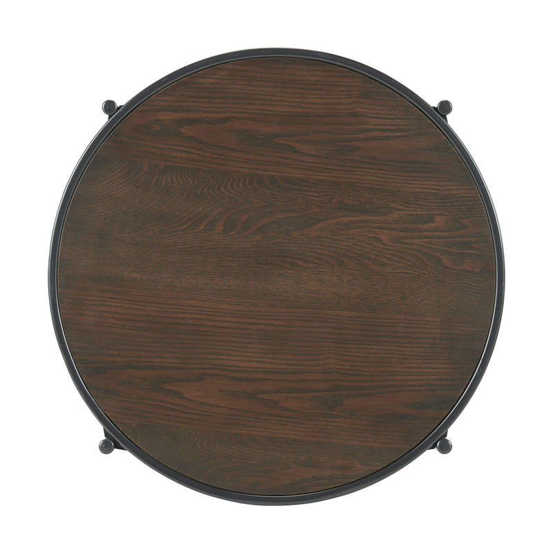 Elements International Vienna End Table CSO100ETWD IMAGE 3