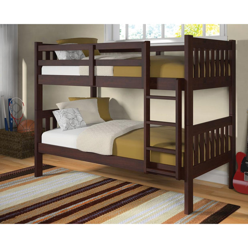 Donco Trading Company Kids Beds Bunk Bed 1010-3TTCP IMAGE 2