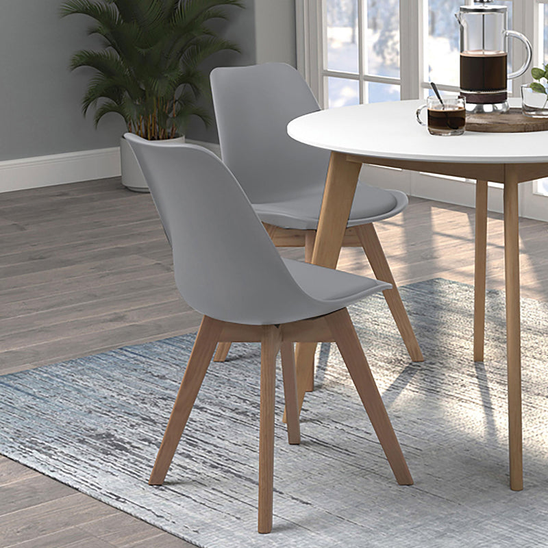 Coaster Furniture Caballo 110132 Polypropylene Dining Side Chair - Grey (Set of 2) IMAGE 9