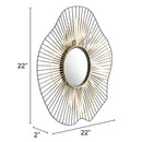 Zuo Comet Wall Mirror A12217 IMAGE 5