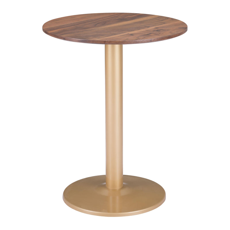 Zuo Round Alto Dining Table with Pedestal Base 101571 IMAGE 1