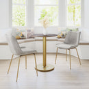 Zuo Round Alto Dining Table with Pedestal Base 101571 IMAGE 8