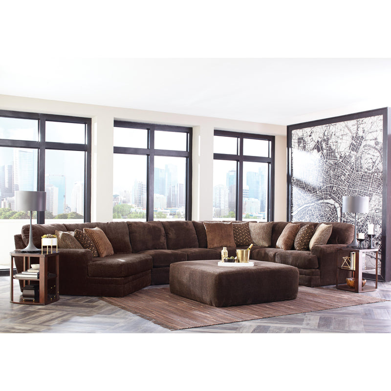 Jackson Furniture Mammoth 4376 4 pc Sectional - Chocolate IMAGE 1