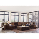  Jackson Furniture Mammoth 4376 4 pc Sectional - Chocolate IMAGE 2
