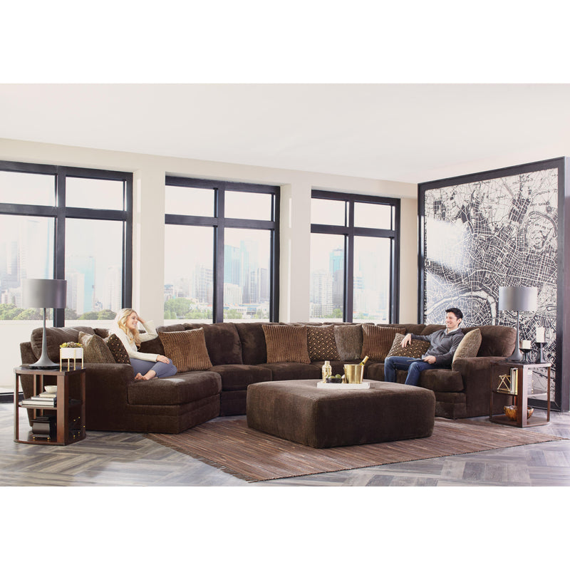 Jackson Furniture Mammoth 4376 4 pc Sectional - Chocolate IMAGE 2