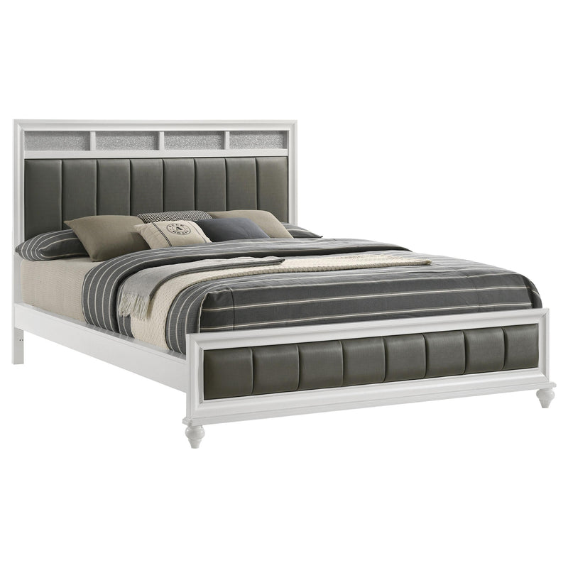 Coaster Furniture Barzini California King Upholstered Panel Bed 205891KW IMAGE 2