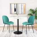  Zuo Alto 101569 Bistro Table - White & Black IMAGE 8