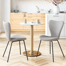  Zuo Alto 101570 Bistro Table - White & Gold IMAGE 8
