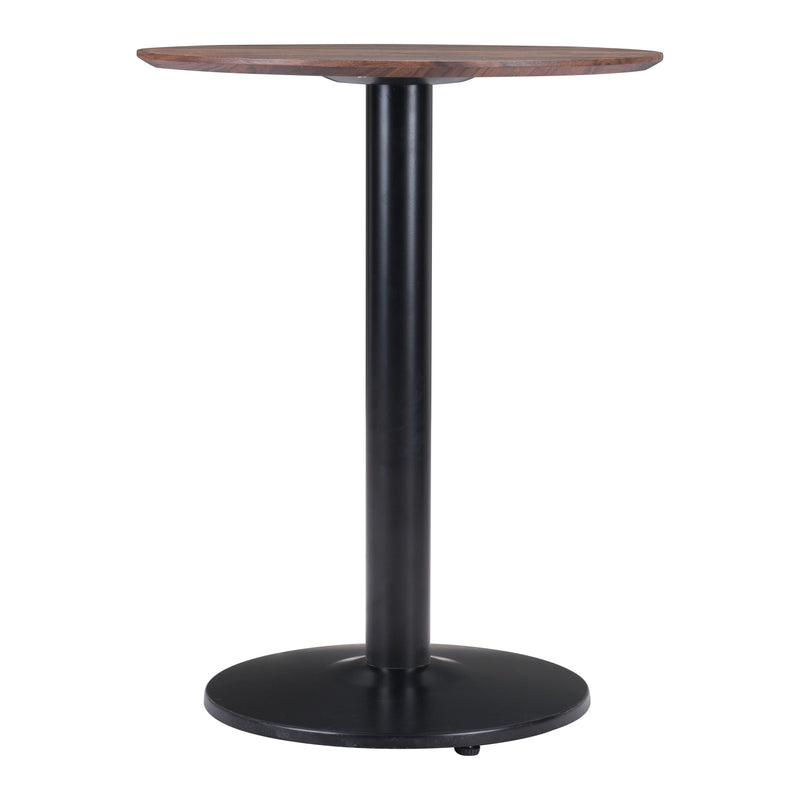 Zuo Alto 101740 Bistro Table - Brown & Black IMAGE 3