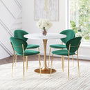  Zuo Fullerton 101842 Dining Table - White & Gold IMAGE 10