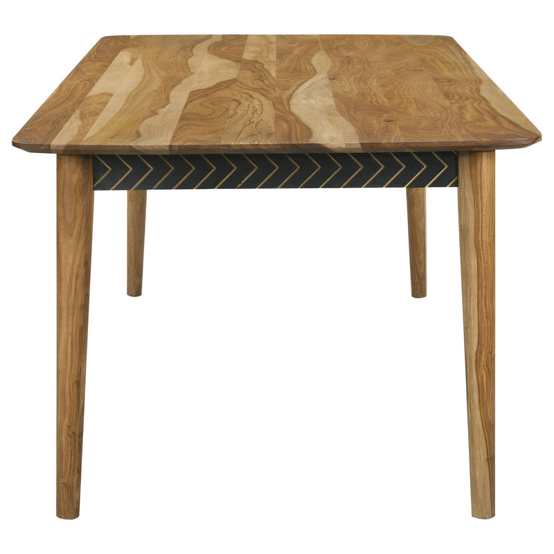Coaster Furniture Partridge 110571 Rectangular 80-inch Dining Table - Natural Sheesham IMAGE 4